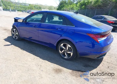 2023 Hyundai Elantra Limited z USA, uszkodzony, nr VIN KMHLP4AG0PU459653